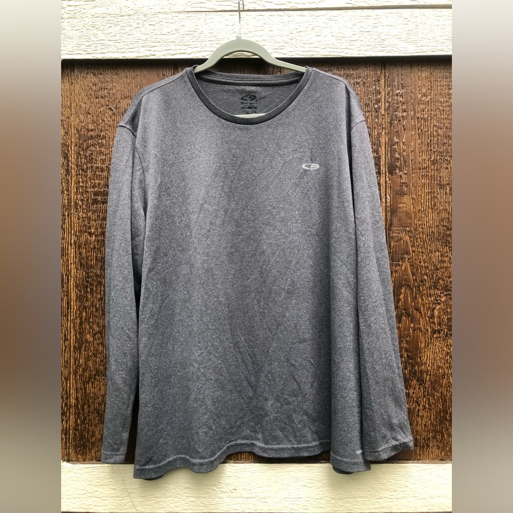 Champion Duo Dry long sleeve athletic shirt Men’s XXL Gray